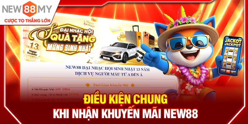Điều kiện chung khi nhận khuyến mãi New88