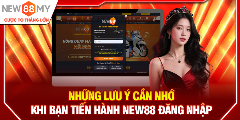 Những lưu ý cần nhớ khi bạn tiến hành New88 đăng nhập